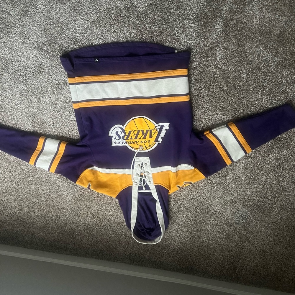 47 brand lakers hockey style hoodie